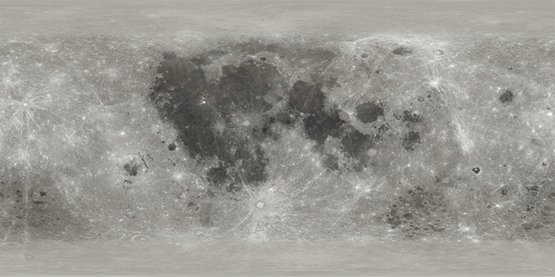Moon texture from NASA